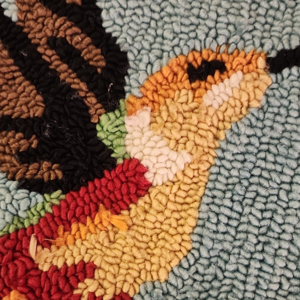 Hummingbird Accent Pillow with Multicolor Design - Picture 2 of 7